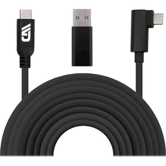 Allergisk Lure forudsætning CASEMATIX 13' Charge-And-Sync Cable For PC Gaming On Meta Quest 2 and Pro VR  Headsets Black OLINK-4M - Best Buy