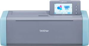 Brother ScanNCut DX SDX125E Electronic Cutting Machine with Built-in Scanner - Grey/Aqua