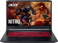 Front Zoom. Acer - Nitro 5 17.3" Gaming Laptop - Intel Core i5 - 8GB Memory - NVIDIA GeForce GTX 1650 Ti - 512GB SSD - Obsidian Black.
