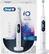 Left. Oral-B - iO Series 8 Connected Rechargeable Electric Toothbrush - White Alabaster.