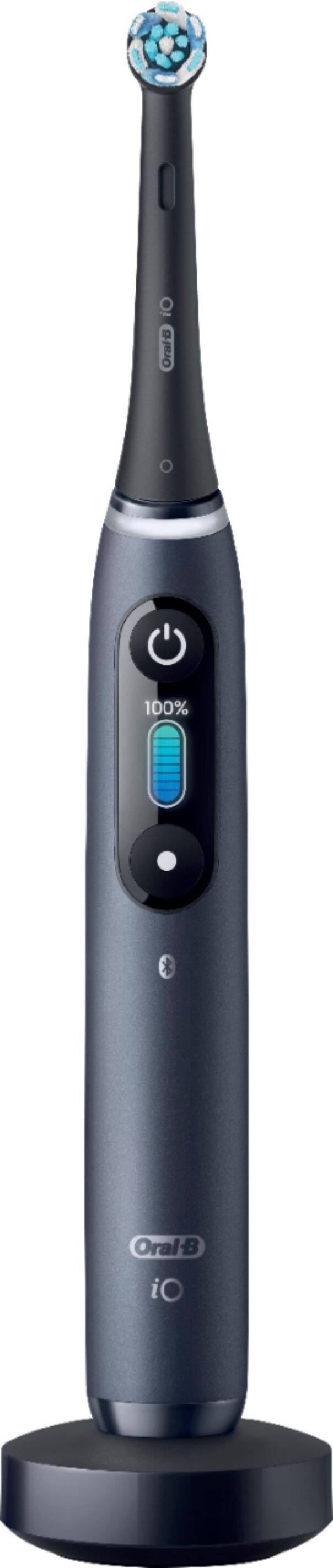 Oral-B iO Series 8 Connected Rechargeable Electric Toothbrush Onyx Black  IO8 M8.3B2.2B BK - Best Buy