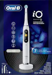 Oral-B - iO Series 9 Connected Rechargeable Electric Toothbrush - White Alabaster - Angle_Zoom