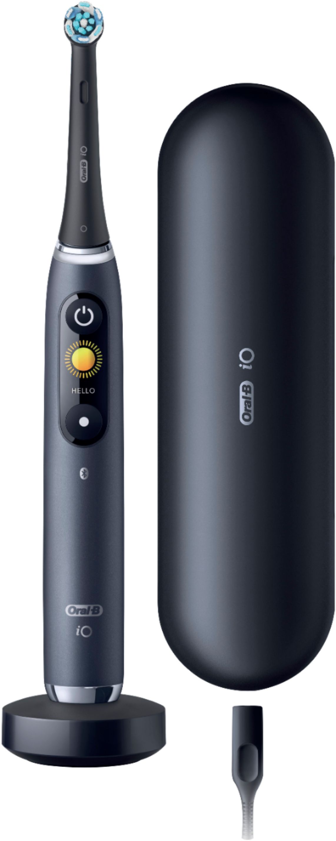 Oral-B iO Series 9 Connected Rechargeable Electric Toothbrush Onyx Black  IO9 M9.4B2.2A BK - Best Buy