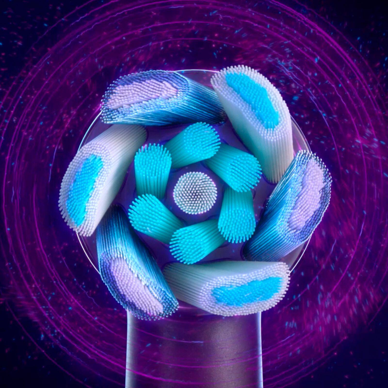 Alt View 16. Oral-B - iO Series 9 Connected Rechargeable Electric Toothbrush - Onyx Black.