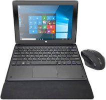 Hyundai - Koral Pro 10M4 - 10.1" - Tablet With Keyboard and Mouse - 4GB RAM - 64GB Storage - Windows 10 - Black - Front_Zoom