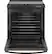 Alt View 11. GE Profile - 5.3 Cu. Ft. Slide-In Electric True Convection Range with Self-Steam Cleaning - Black Stainless Steel.