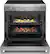 Alt View 2. Haier - 5.7 Cu. Ft. Slide-In Electric Convection Range with Steam Cleaning, Built-In Wi-Fi, and No-Preheat Air Fry - Stainless steel.