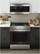 Alt View 13. Haier - 5.6 Cu. Ft. Slide-In Gas Convection Range with Self-Steam Cleaning and No-Preheat Air Fry - Stainless Steel.