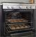 Alt View 28. Haier - 5.6 Cu. Ft. Slide-In Gas Convection Range with Self-Steam Cleaning and No-Preheat Air Fry - Stainless Steel.