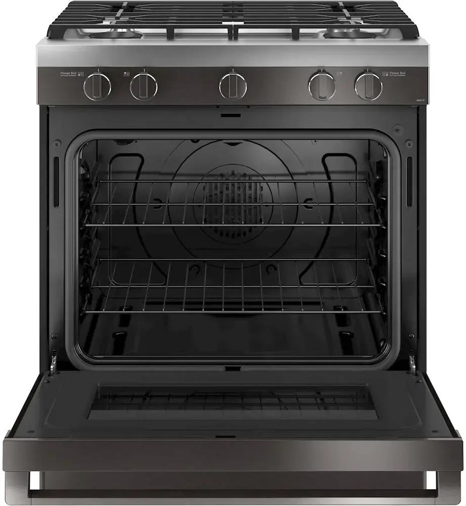 Haier 5.6 Cu. Ft. Slide In Gas Convection Range With Self Steam 