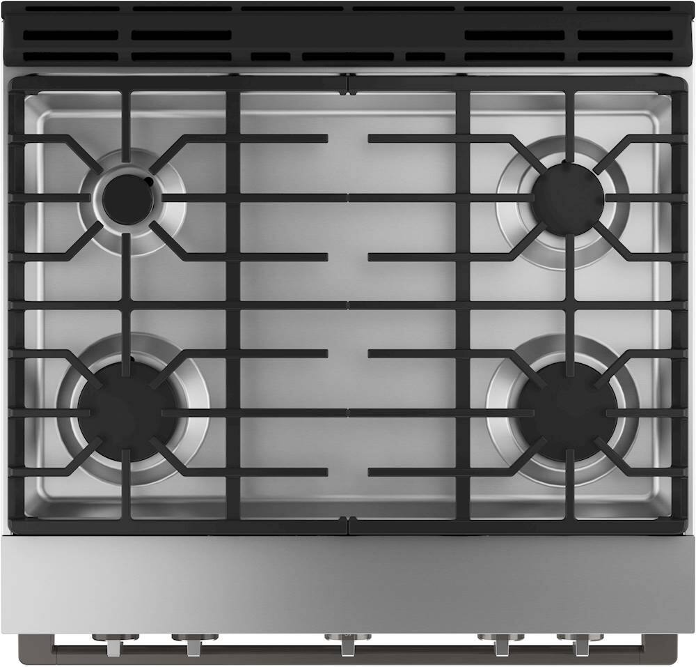 Haier 5.6 Cu. Ft. Slide In Gas Convection Range with Self Steam