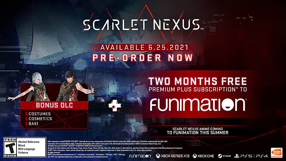 Back. BANDAI NAMCO Entertainment - Scarlet Nexus.