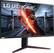 Angle. LG - Geek Squad Certified Refurbished UltraGear 27" IPS LED QHD FreeSync and G-SYNC Compatable Monitor with HDR - Black.
