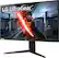 Left. LG - Geek Squad Certified Refurbished UltraGear 27" IPS LED QHD FreeSync and G-SYNC Compatable Monitor with HDR - Black.