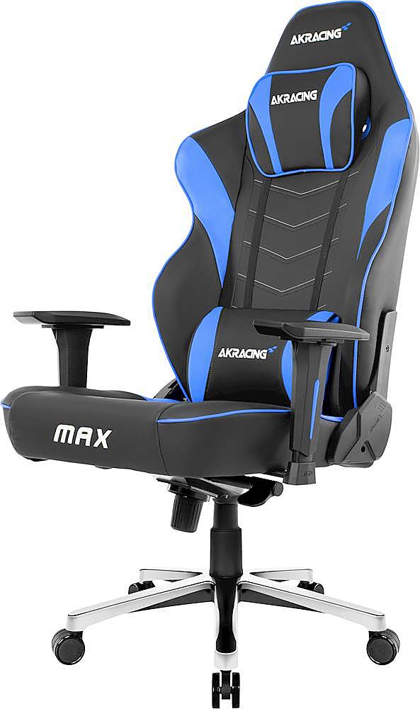 Left View: AKRacing - Masters Series Max XXL Gaming Chair - White
