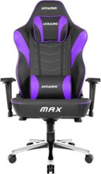 AKRacing - Masters Series Max XXL Gaming Chair - Black/Indigo - Front_Zoom