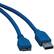 Front. Tripp Lite - 6' USB Type A-to-Micro-USB Cable - Blue.