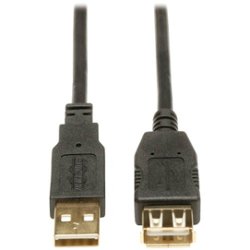 Tripp Lite - 10' USB Type A-to-USB Type A Cable - Black - Front_Zoom