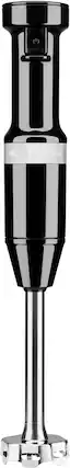 Front. KitchenAid - Variable Speed Corded Hand Blender - KHBV53 - Onyx Black.