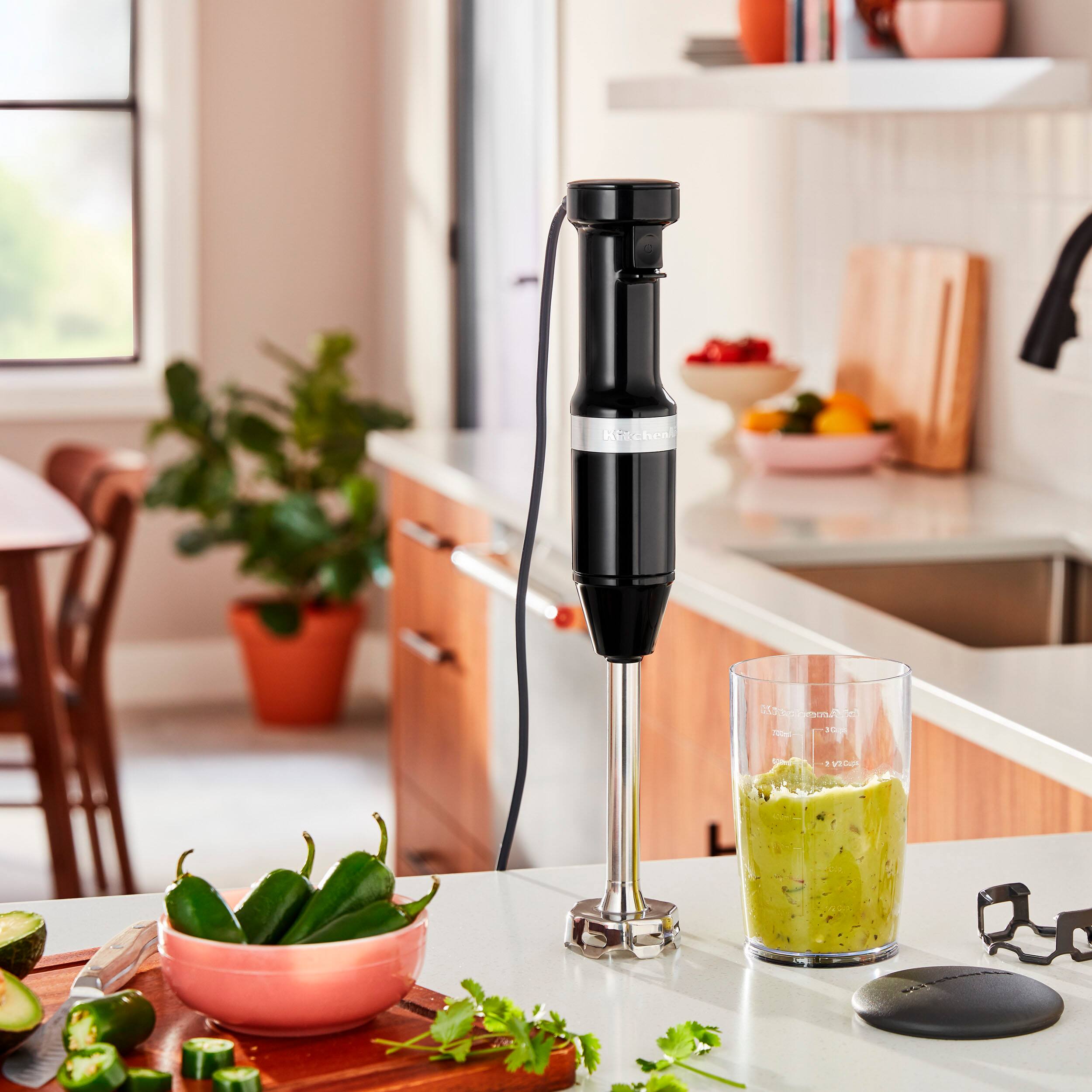 Accessories. KitchenAid - Variable Speed Corded Hand Blender - KHBV53 - Onyx Black.
