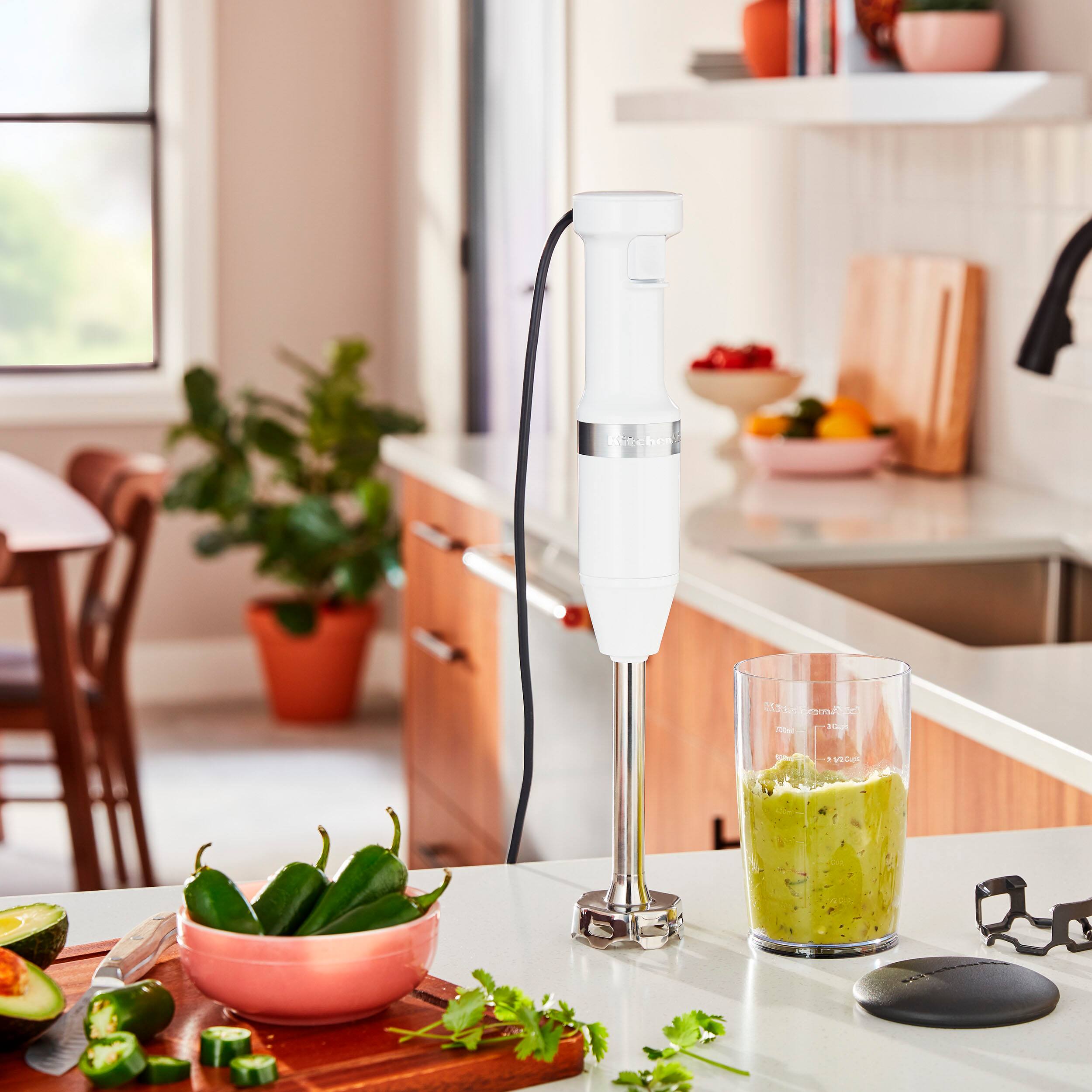 Best Buy KitchenAid Variable Speed Corded Hand Blender KHBV53 White