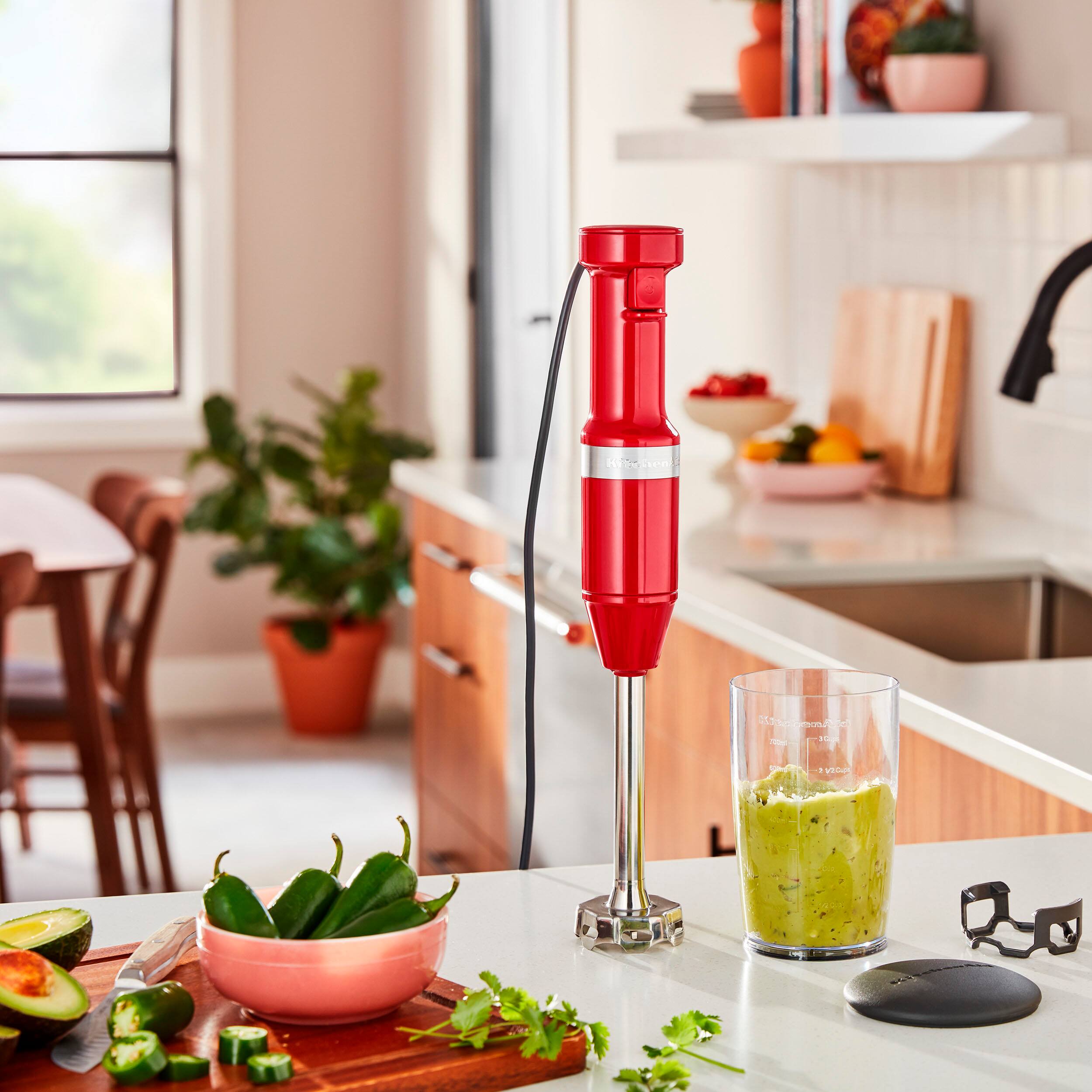 KitchenAid - Cordless Variable Speed Hand Blender - Empire Red