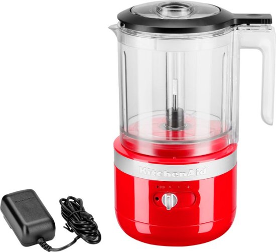KitchenAid – 5 Cup Cordless Rechargeable Chopper – Passion Red