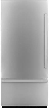 JennAir - NOIR Door Panel Kit for Refrigerator/Freezers - Stainless Steel