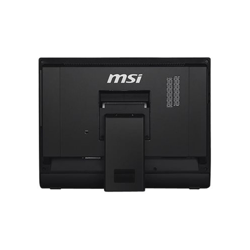 Back View: MSI - PRO 16T 10M 15.6" Touch-Screen All-In-One - Intel Celeron - 4GB Memory - 256GB SSD - Black