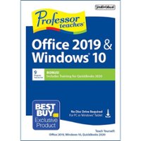 Individual Software - Professor Teaches Office 2019 and Windows 10 Plus QuickBooks 2020 - Windows [Digital] - Front_Zoom