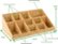 Alt View Zoom 16. Mind Reader - 11-Compartment Coffee Condiment Organizer - Brown Bamboo.
