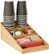 Alt View Zoom 13. Mind Reader - 7-Compartment Coffee Condiment and Accessories Organizer - Brown.