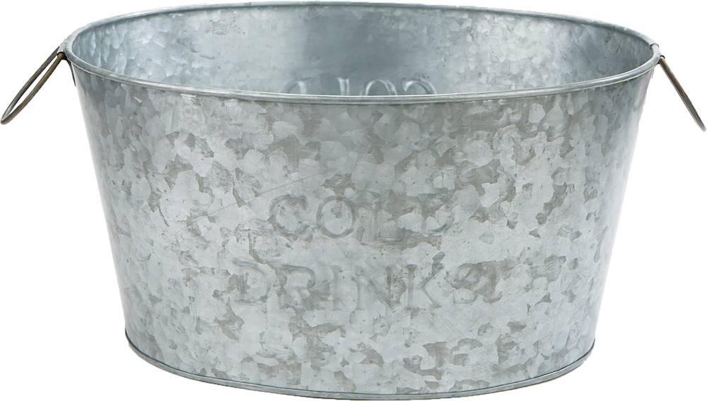 Angle View: Mind Reader - Beverage Chiller Tub - Silver