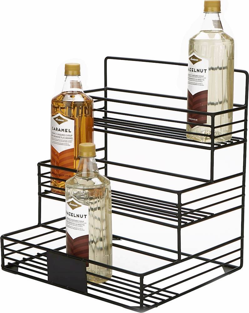 Mind Reader Alloy Collection, Tiered Bottle Stand, Countertop Organize –  Mindreaderstore