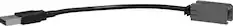 Front. Maestro - Male USB-A to Female Molex Adapter Cable for Select Honda, Subaru, Scion, and Toyota Vehicles - Black.