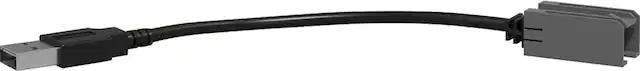 Front. Maestro - Male USB-A to Female Molex Adapter Cable for Select Honda, Subaru, Scion, and Toyota Vehicles - Black.