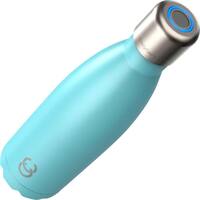 CrazyCap - 17oz. UV-CWater Purification Thermal Bottle - Cyan - Angle_Zoom