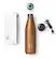 Alt View 11. CrazyCap - 17oz. UV-C Water Purification Thermal Bottle - Teak Wood.