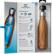 Left. CrazyCap - 17oz. UV-C Water Purification Thermal Bottle - Teak Wood.