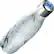 Angle. CrazyCap - 17oz. UV-C Water Purification Thermal Bottle - Carrara Marble.