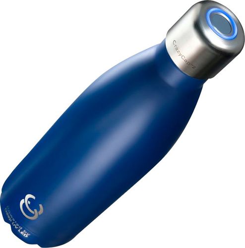 CrazyCap - 17oz. UV-C Water Purification Thermal Bottle - Sapphire