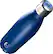 Angle. CrazyCap - 17oz. UV-C Water Purification Thermal Bottle - Sapphire.