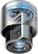 Alt View 13. CrazyCap - 17oz. UV-C Water Purification Thermal Bottle - Sapphire.