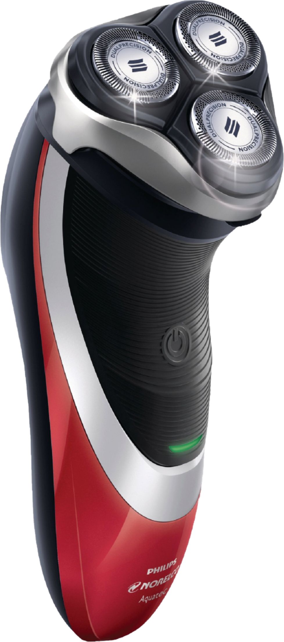 Angle View: Philips Norelco - Rechargeable Wet/Dry Electric Shaver - Red