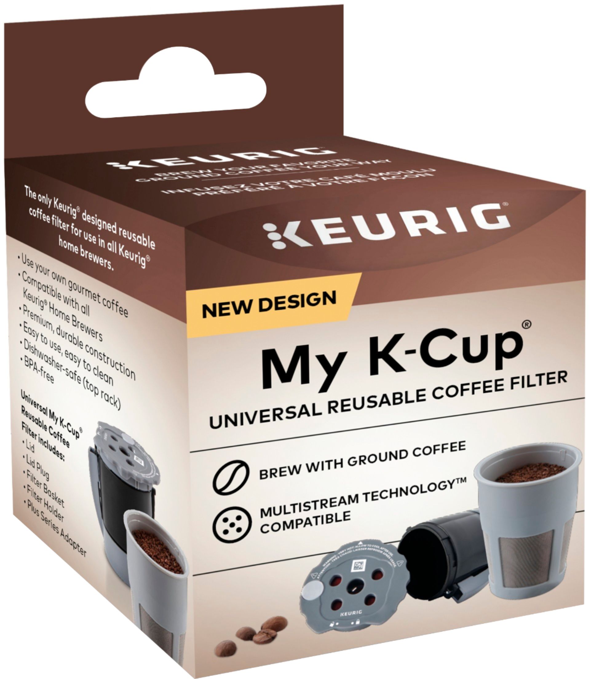 Reusable k Cup Coffee FiltersUniversal stainless steel Refillable