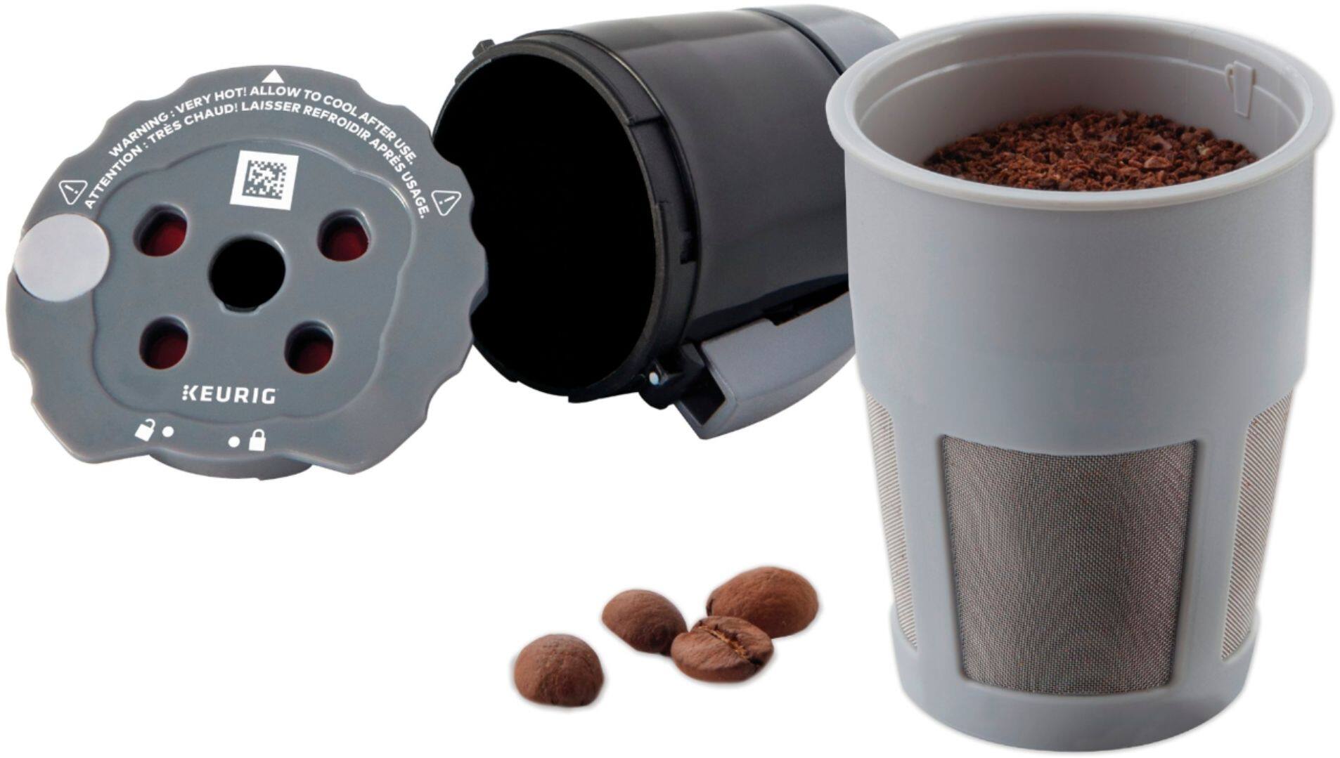 Left. Keurig - My K-Cup Universal Reusable Filter MultiStream Technology - Gray.
