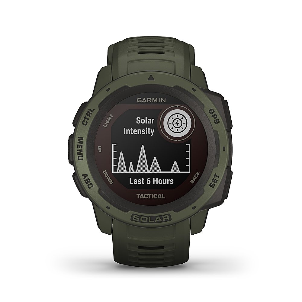 Garmin Instinct® Solar Tactical Rugged GPS Smartwatch 45mm Moss - Moss