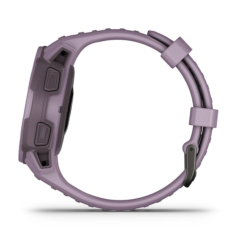 Alt View 6. Garmin - Instinct Solar Smartwatch 45mm Fiber-Reinforced Polymer - Orchid.