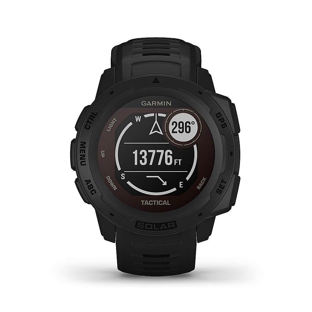 Garmin Instinct 2 Solar Tactical Edition 45mm Smartwatch Fiber-reinforced  Polymer Black 010-02627-13 - Best Buy