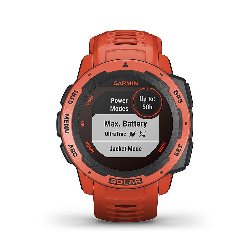 Best Buy: Garmin Instinct Solar Smartwatch 45mm Fiber-Reinforced